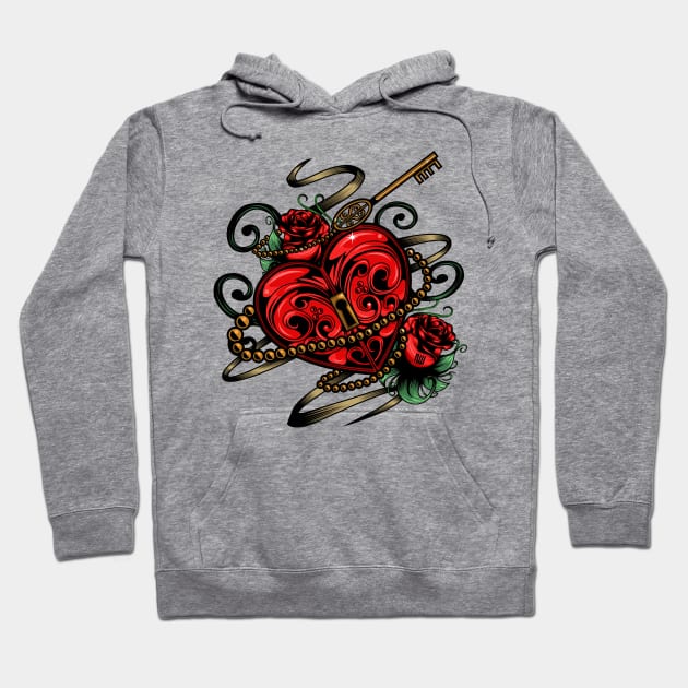 Key To My Heart Hoodie by adamzworld